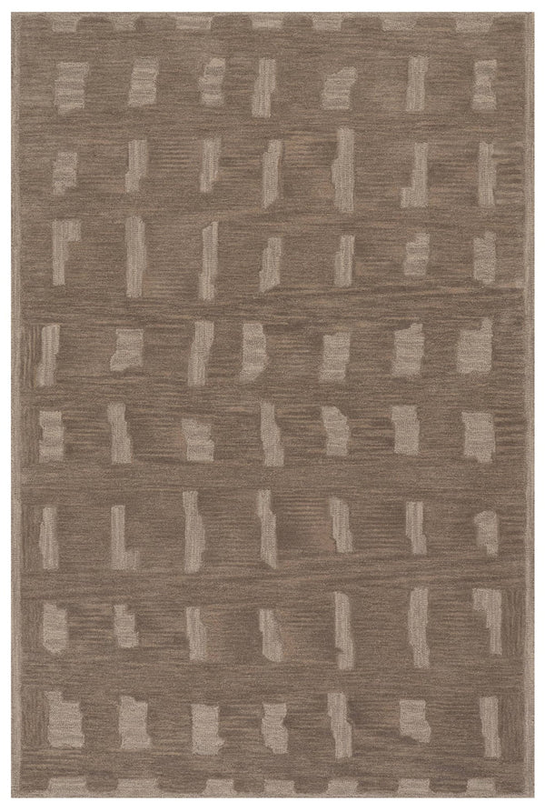 Dash & Albert - Vinel Modern Abstract Taupe Rug