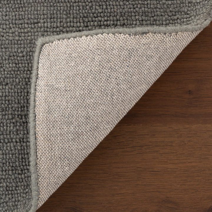 Dash & Albert - Hollis Solid Grey Wool Rug