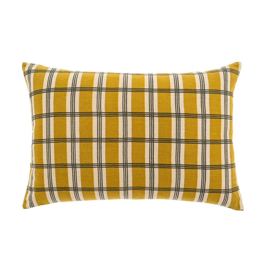 Plaid Print Pillow - 16" x 24"