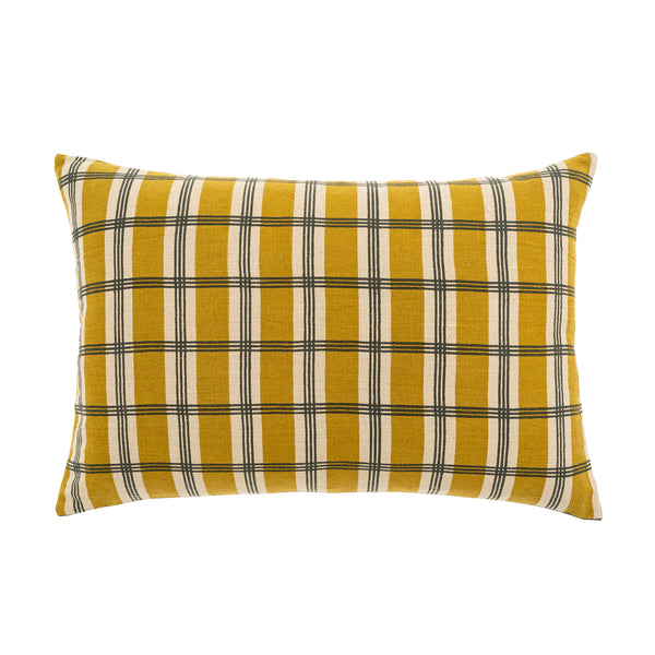 Plaid Print Pillow - 16" x 24"