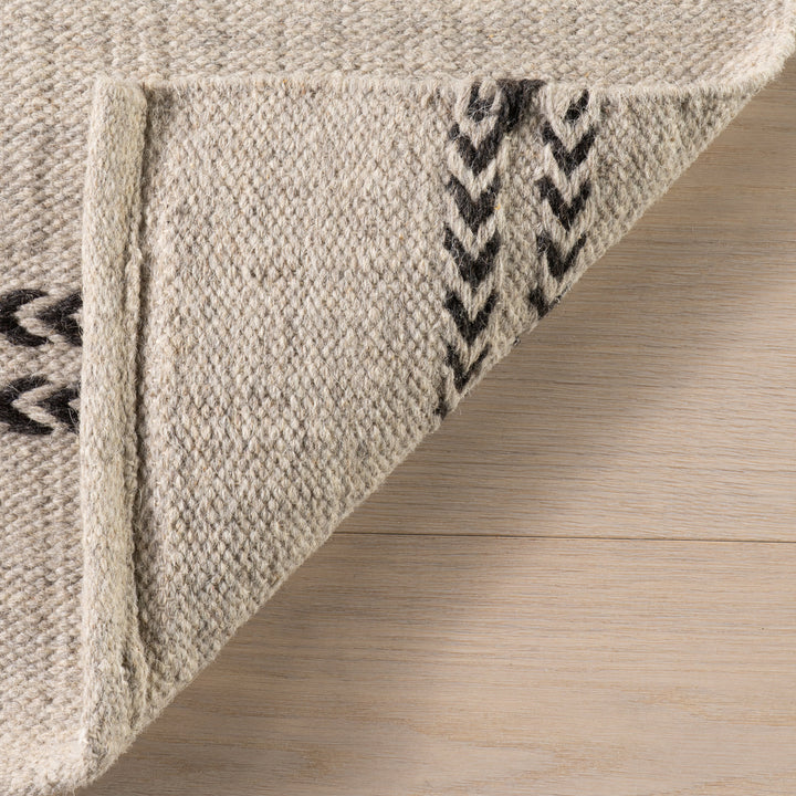 Dash & Albert - York Striped Grey Wool Rug