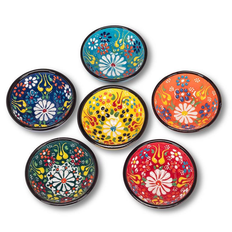 Floral Mini Bowls (Six Colours Available)