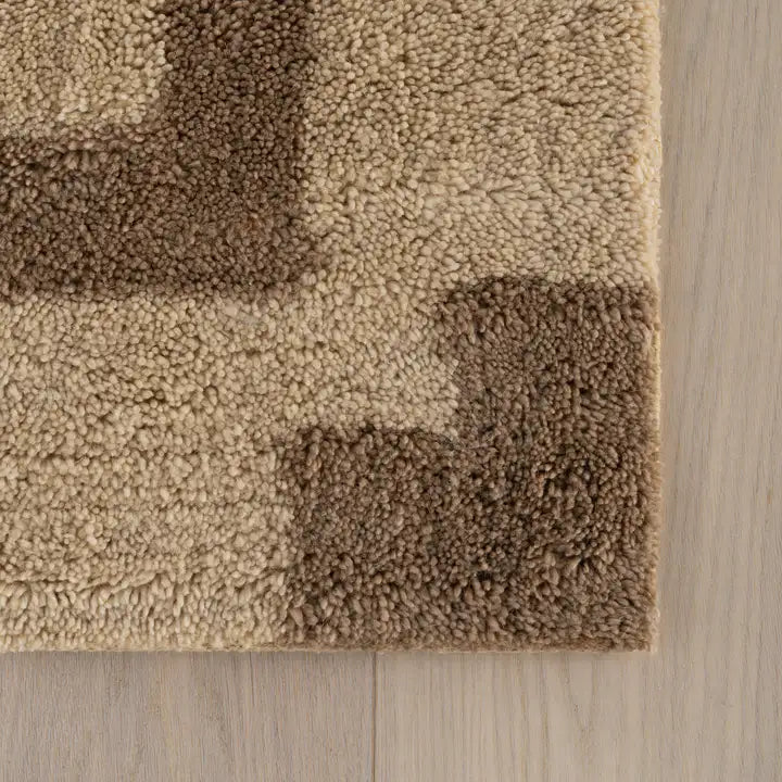 Dash & Albert - Orlina Bordered Cream Cotton Rug