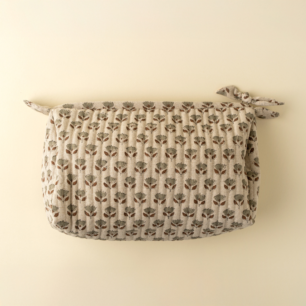Monisha Block Print Pouch (Two Sizes Available)