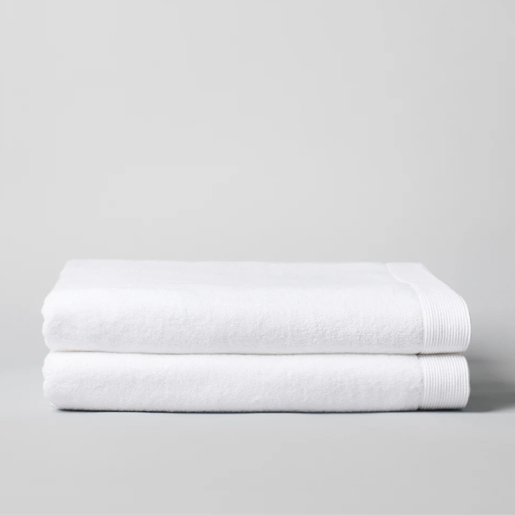 Terry Bath Towel - Chalk