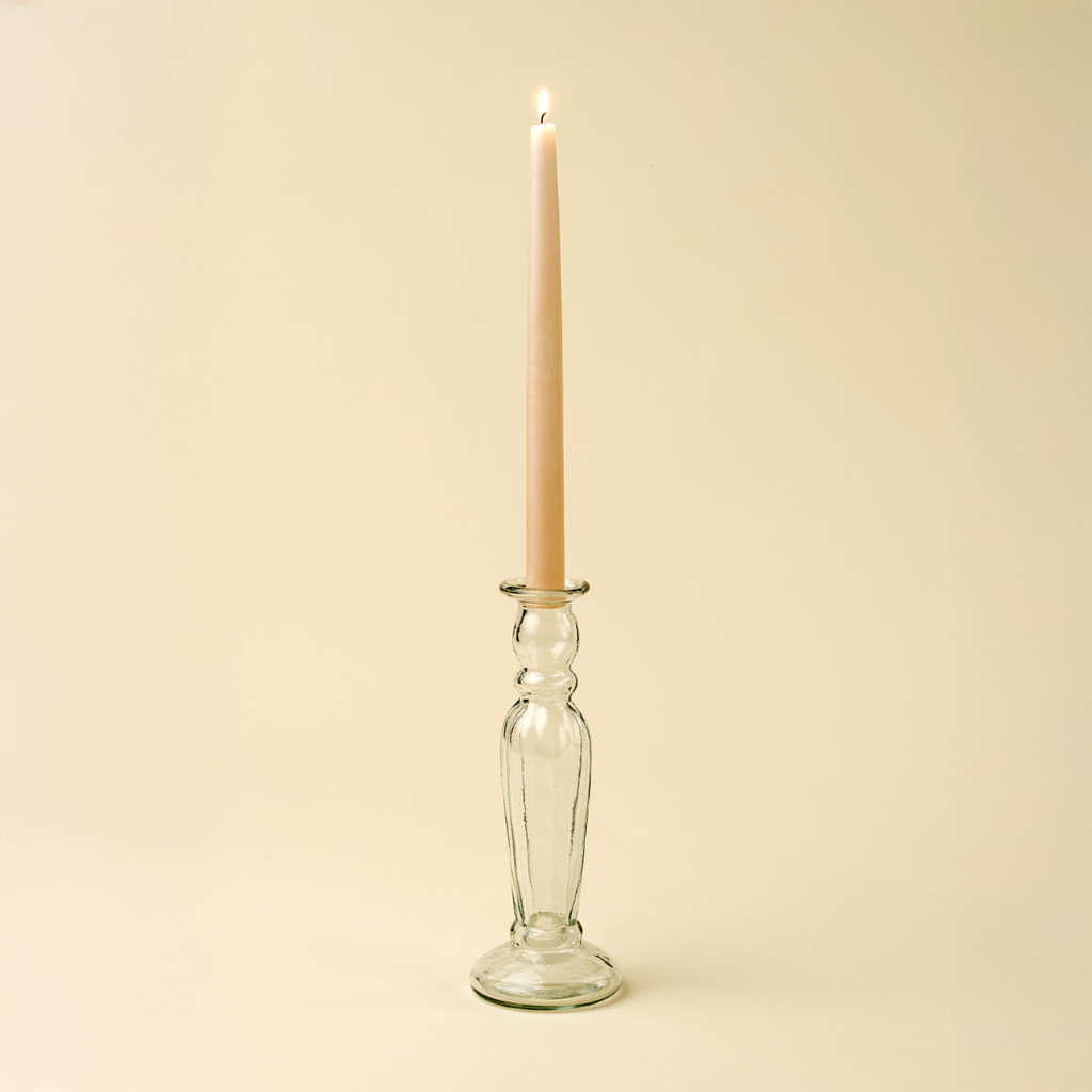 Vero Glass Candleholders (Two Sizes Available)