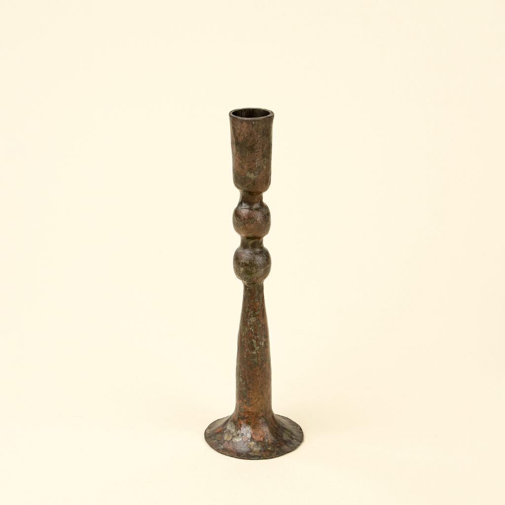 Caldera Tarnished Copper Candlesticks  (Two Sizes Available)