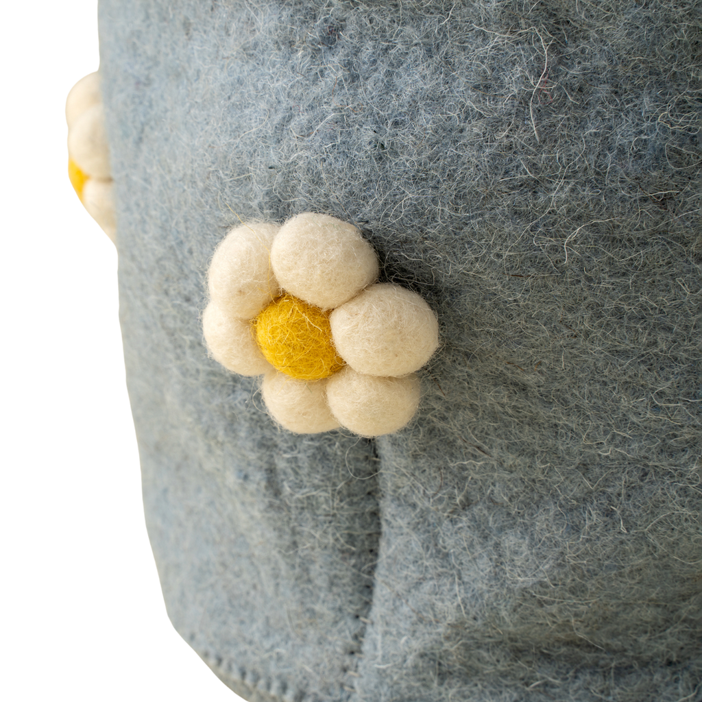 Daisy Easter Basket (Three Colours Available)