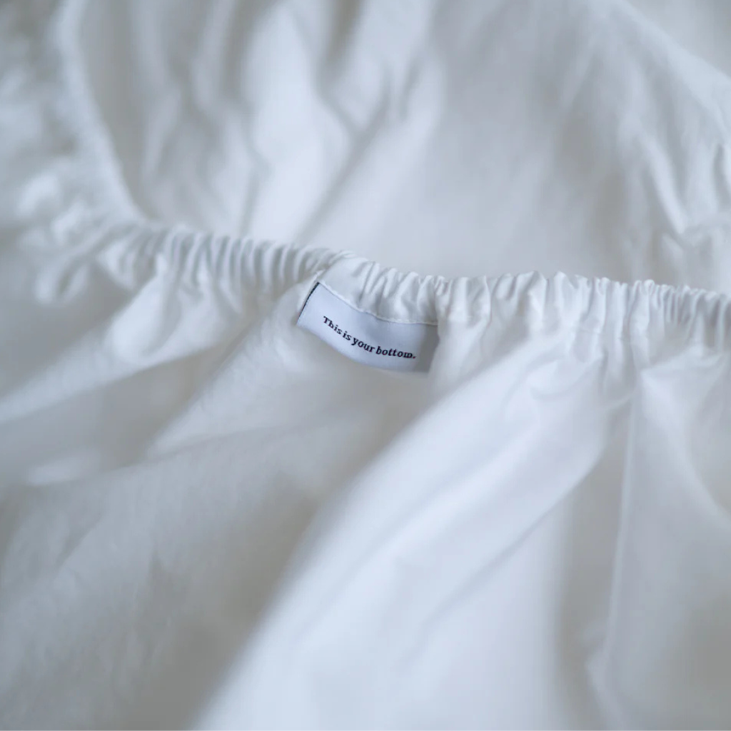 Cotton Sheet Set - Chalk (Three Sizes Available)