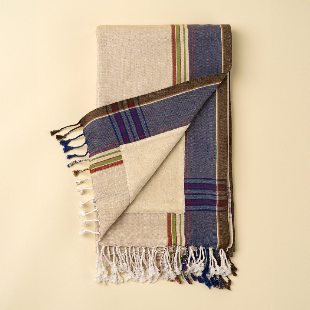 Kikoy Beach Towel / Sarong - Natural