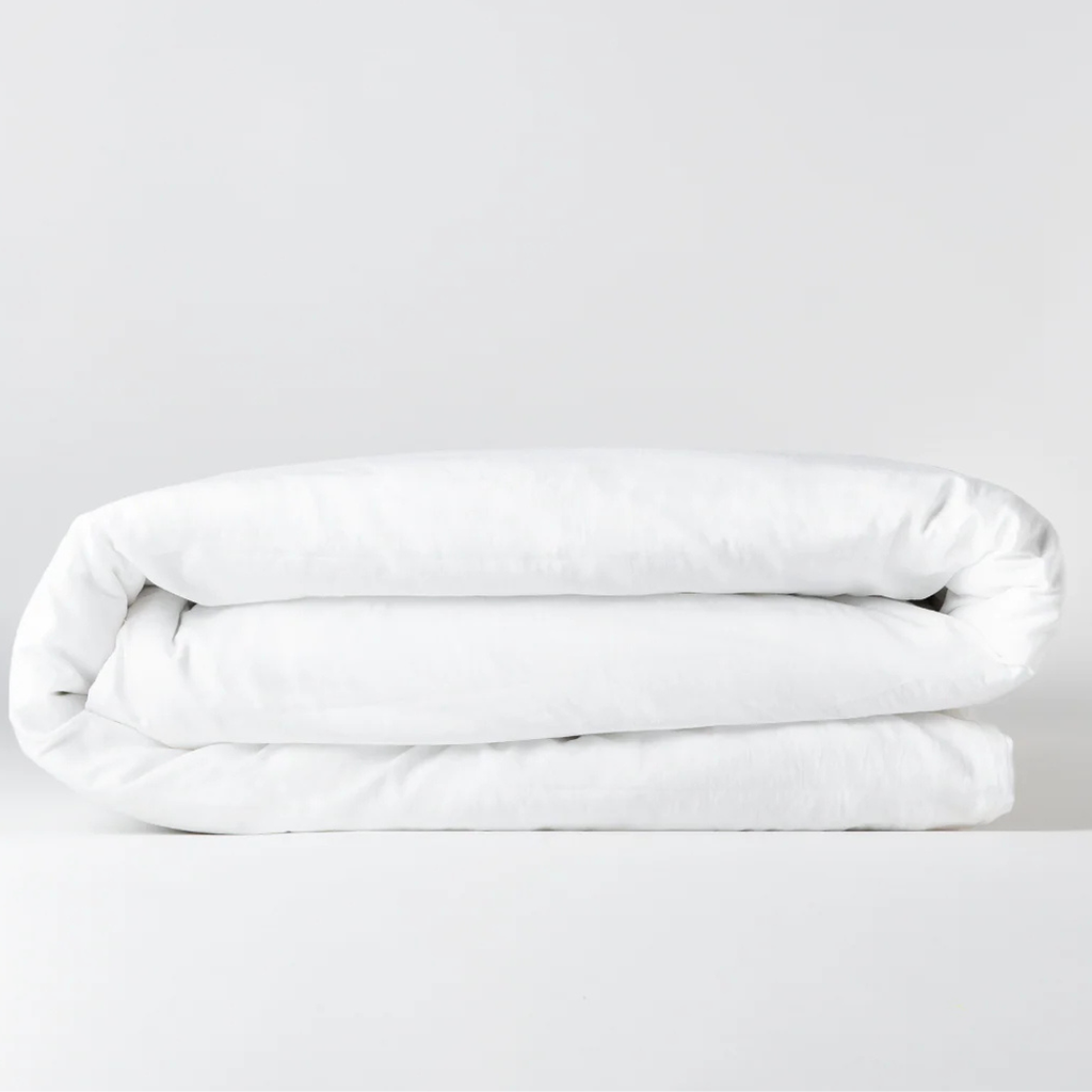 Cotton Duvet Cover - Chalk (Two Sizes Available)
