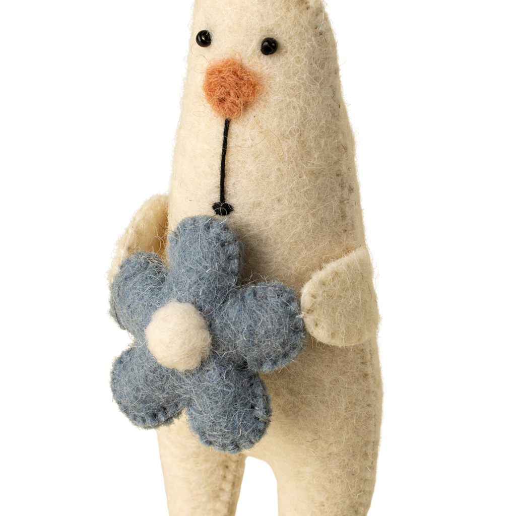 Blossom Bunny Ornament (Three Colours Available)