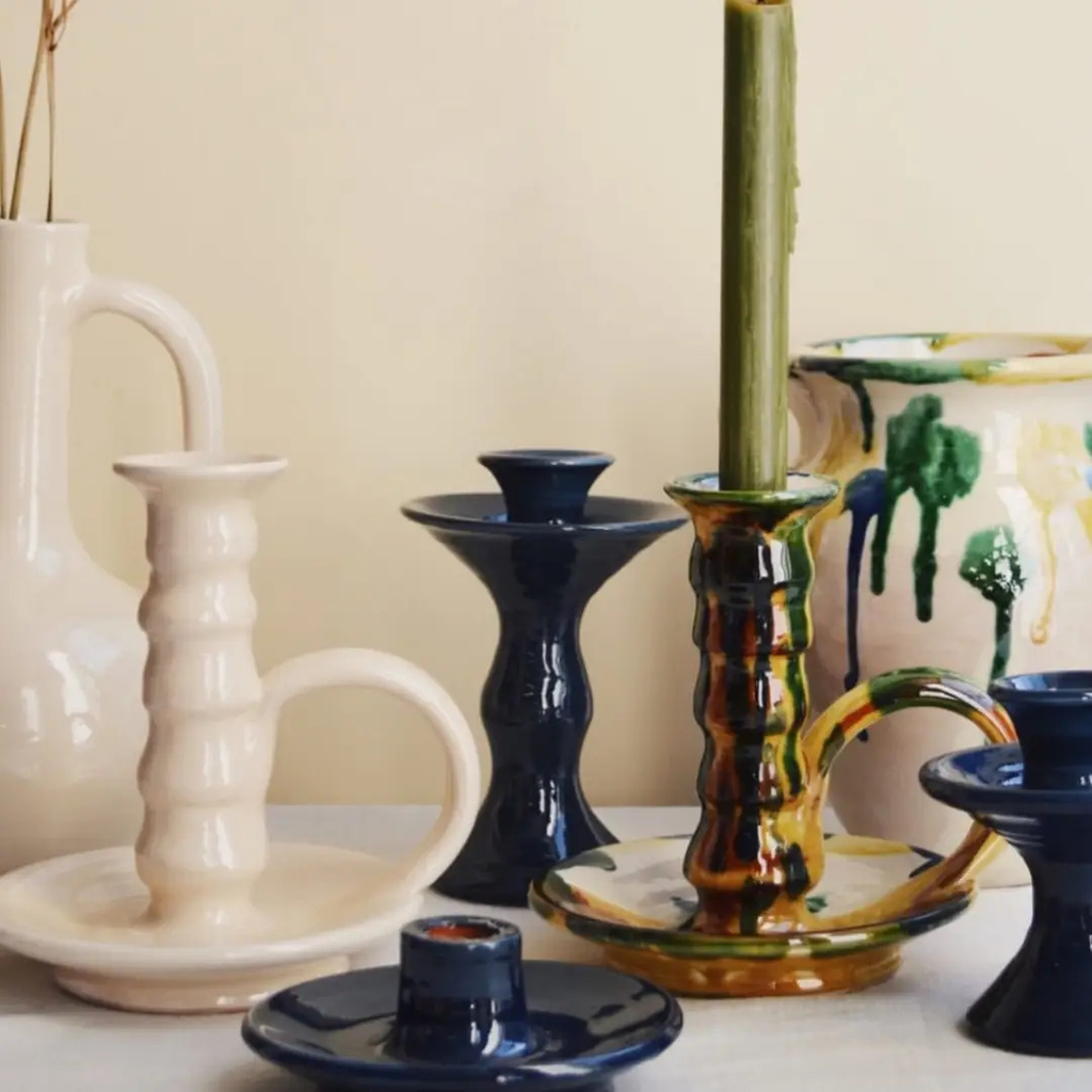 Handmade Ceramic Candle Holder