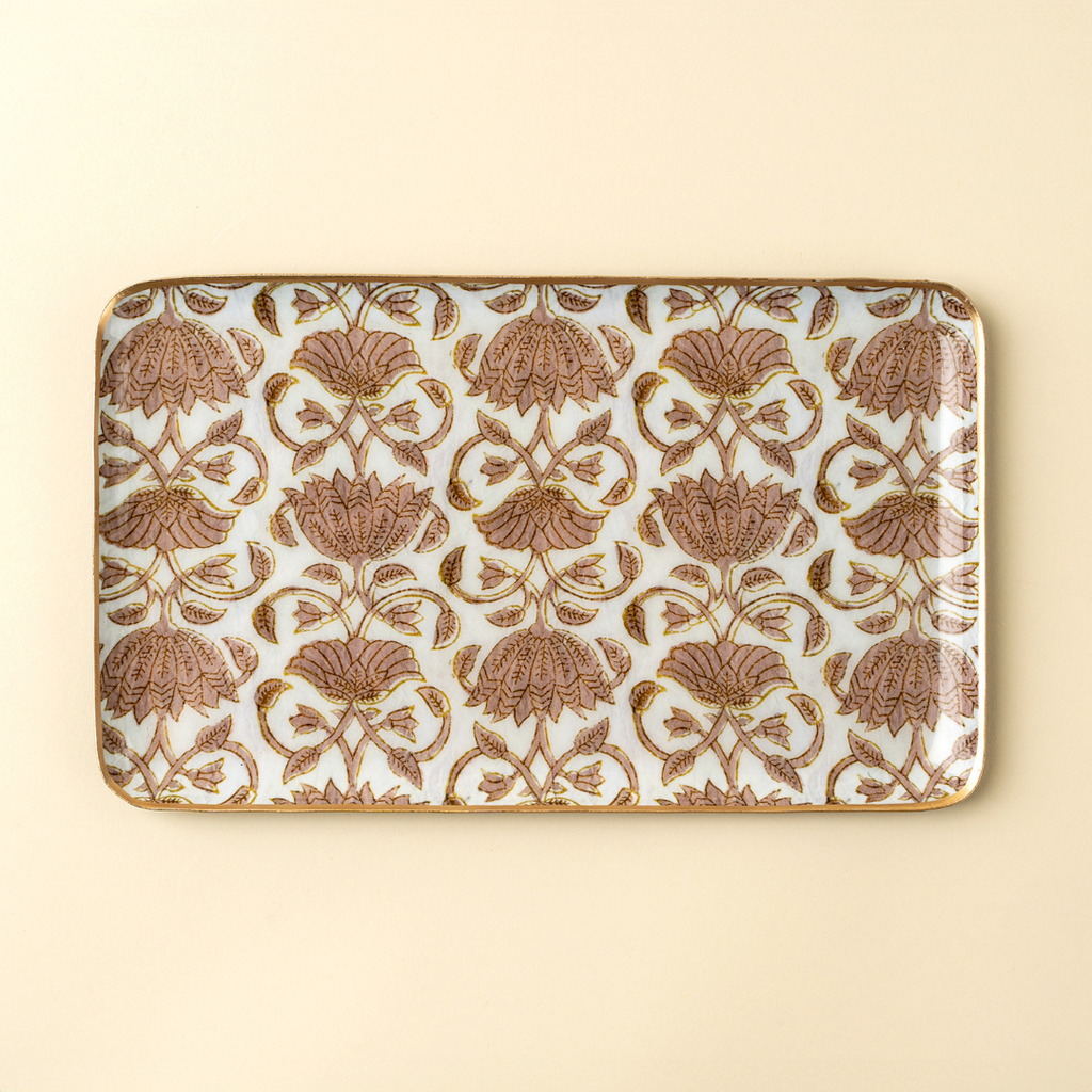 Loti Enameled Trays (Two Sizes Available)