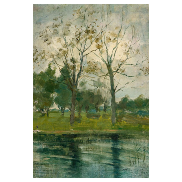 Artist Board - Two Trees Over Water