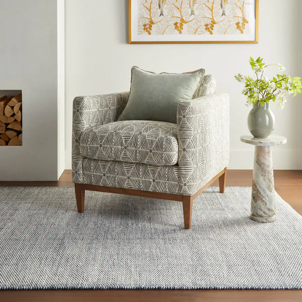 Dash & Albert - Pebble Blue Handwoven Performance Rug