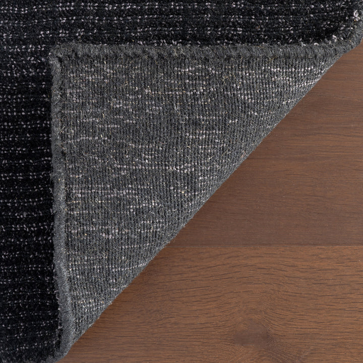 Dash & Albert - Crosby Solid Black Wool Rug