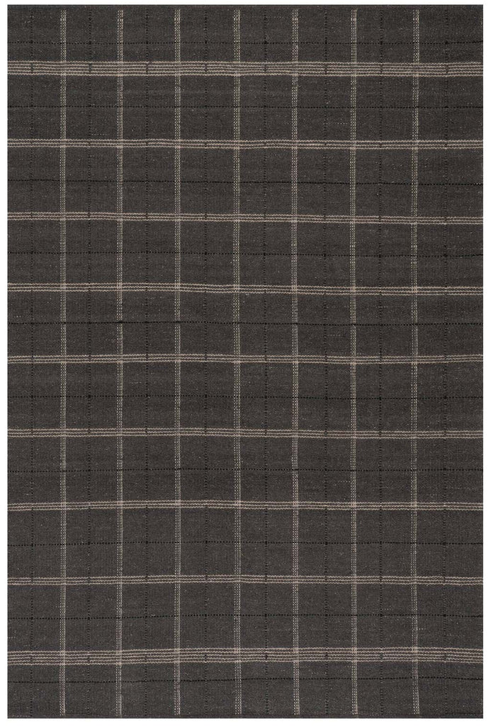 Dash & Albert - Downing Plaid Black Wool Rug