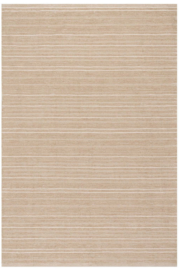 Dash & Albert - Skipper Stripe Khaki Handwoven Indoor/Outdoor Rug
