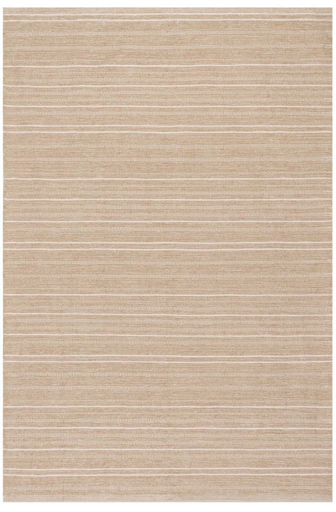 Dash & Albert - Skipper Stripe Khaki Handwoven Indoor/Outdoor Rug