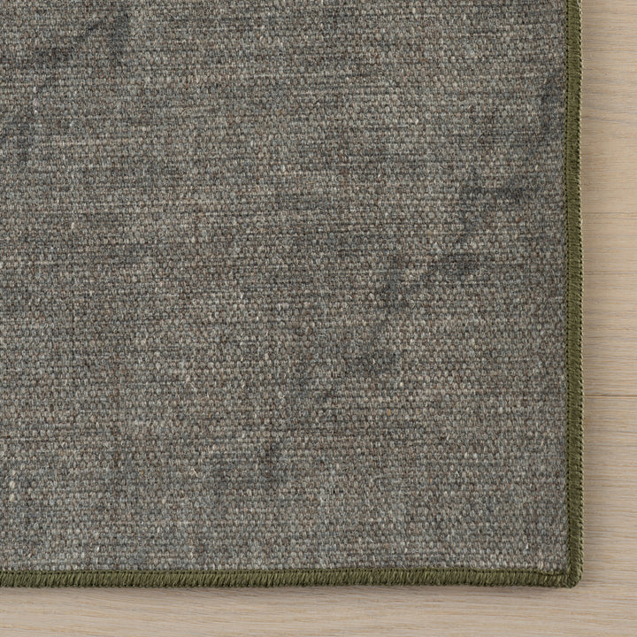 Dash & Albert - Ivy Soft Floral Charcoal Machine Washable Rug