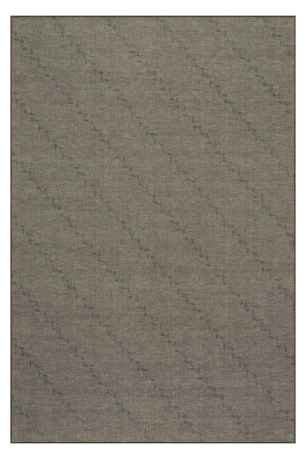 Dash & Albert - Ivy Soft Floral Charcoal Machine Washable Rug