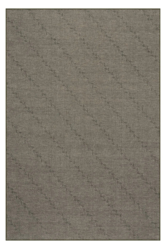 Dash & Albert - Ivy Soft Floral Charcoal Machine Washable Rug
