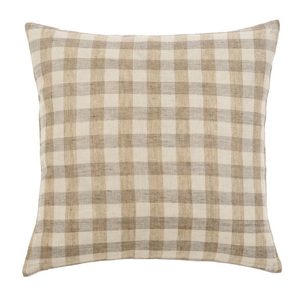 Cape Check Linen Pillow (Two Sizes Available)