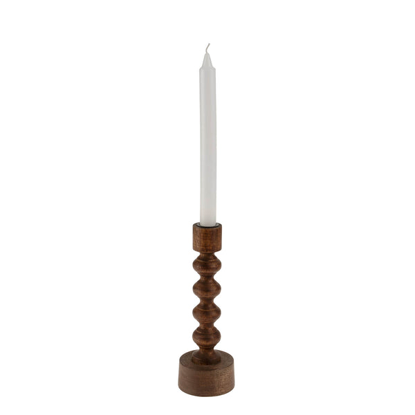 Woodspun Candle Holders (Two Sizes Available)