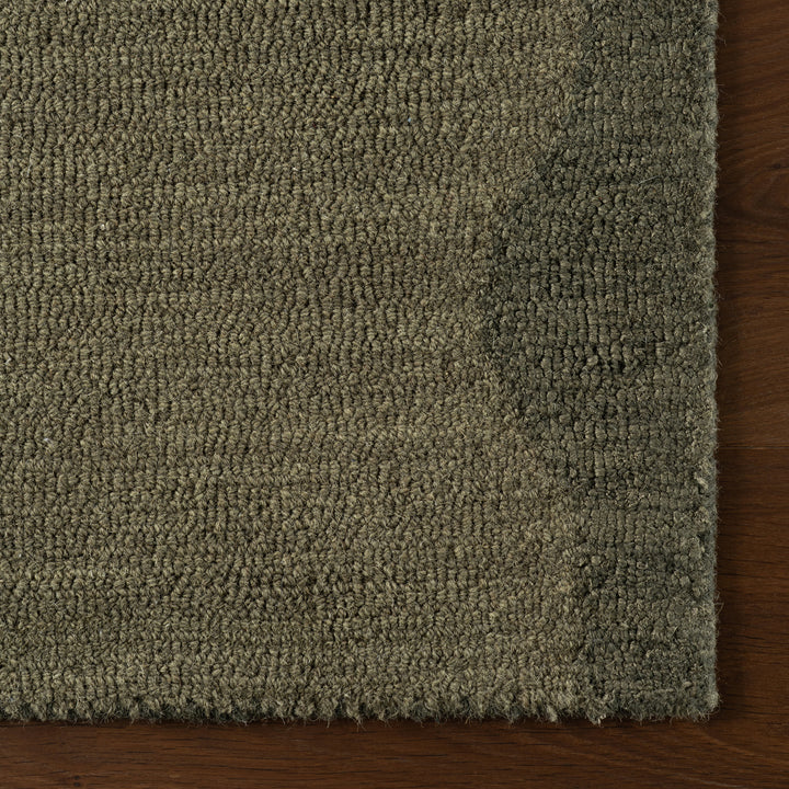 Dash & Albert - Ondine Solid Green Wool Rug