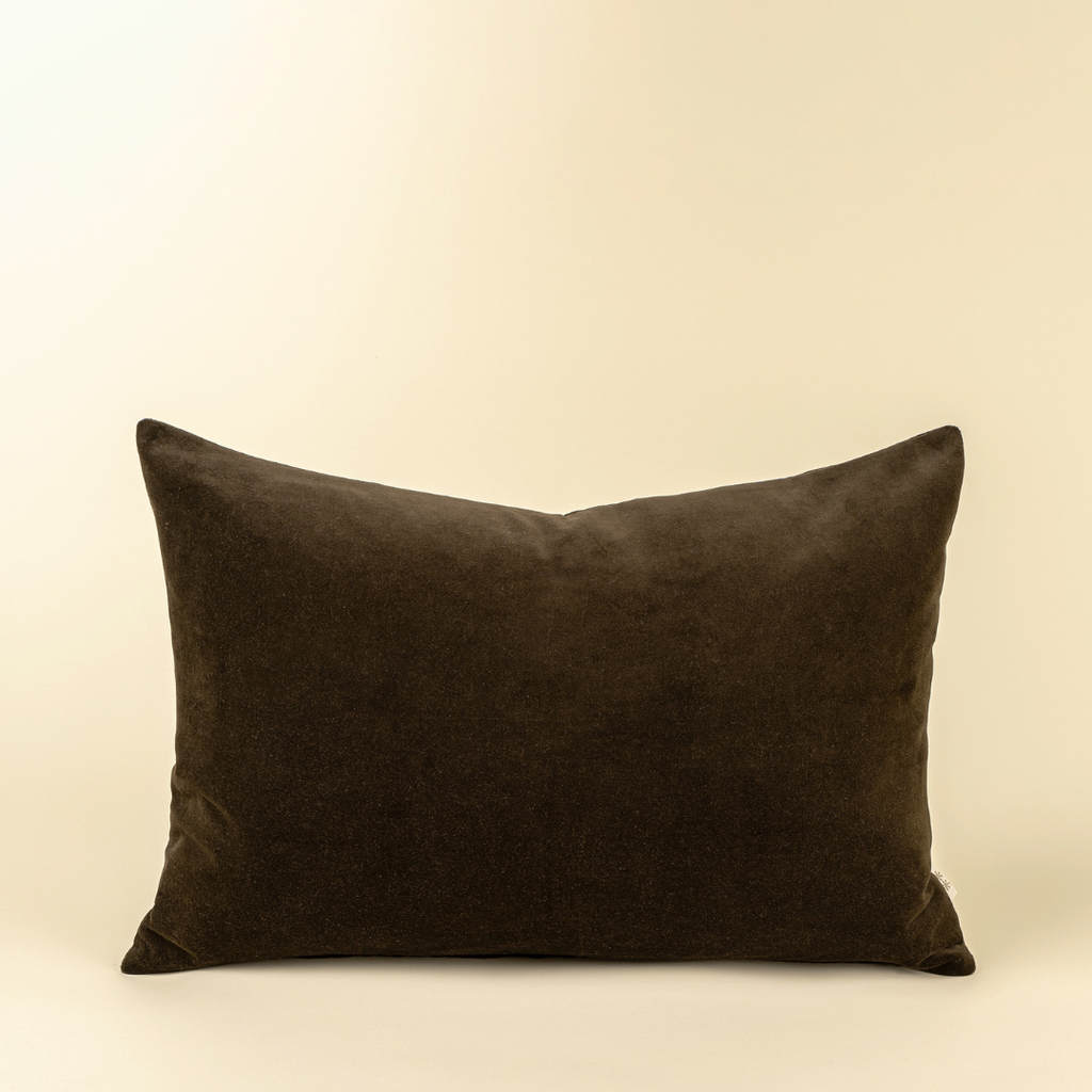 Vera Luxe Velvet Pillow - Avocado  (Two Sizes Available)