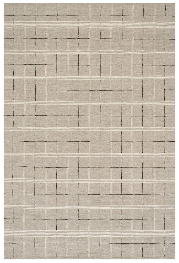 Dash & Albert - Downing Plaid Grey Wool Rug