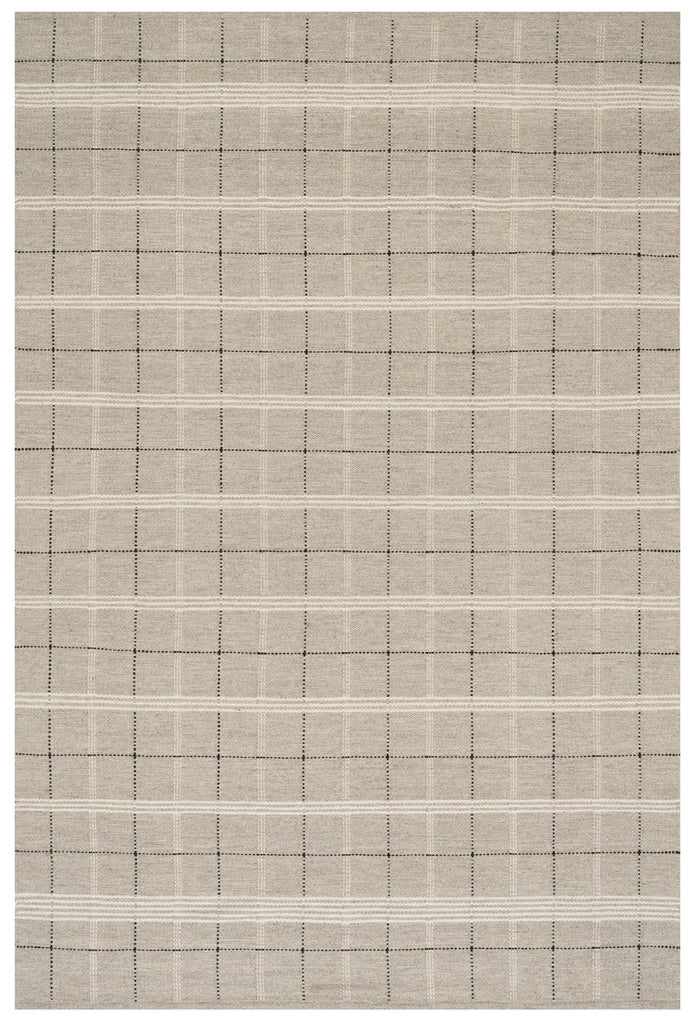 Dash & Albert - Downing Plaid Grey Wool Rug