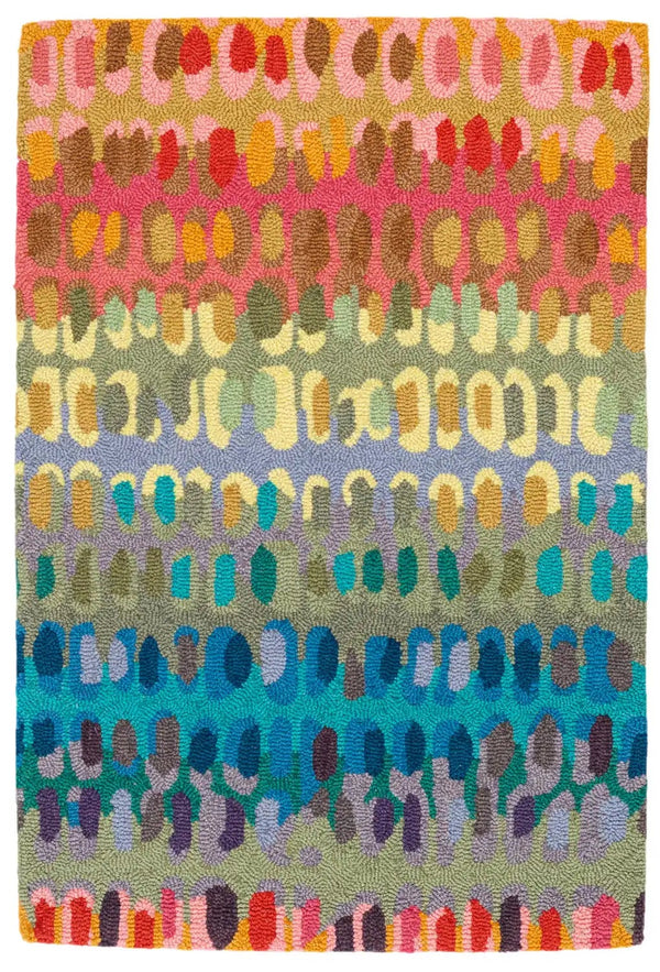 Dash & Albert - Paint Chip Multi Hand Micro Hooked Wool Rug