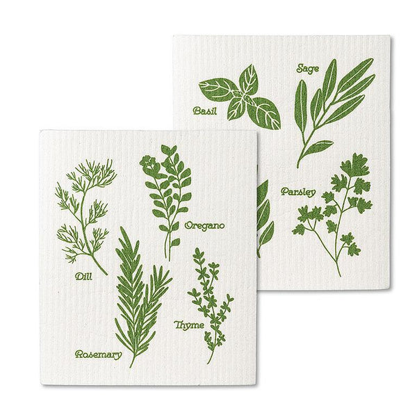 Herb Dish Cloths (Two Styles Available)