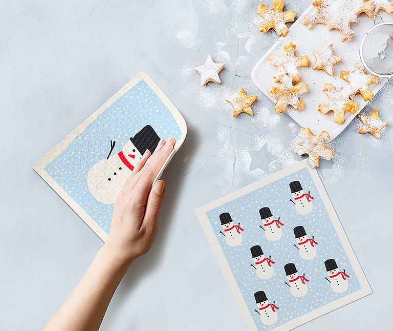 Snowmen Dishcloths (Sold Individually)