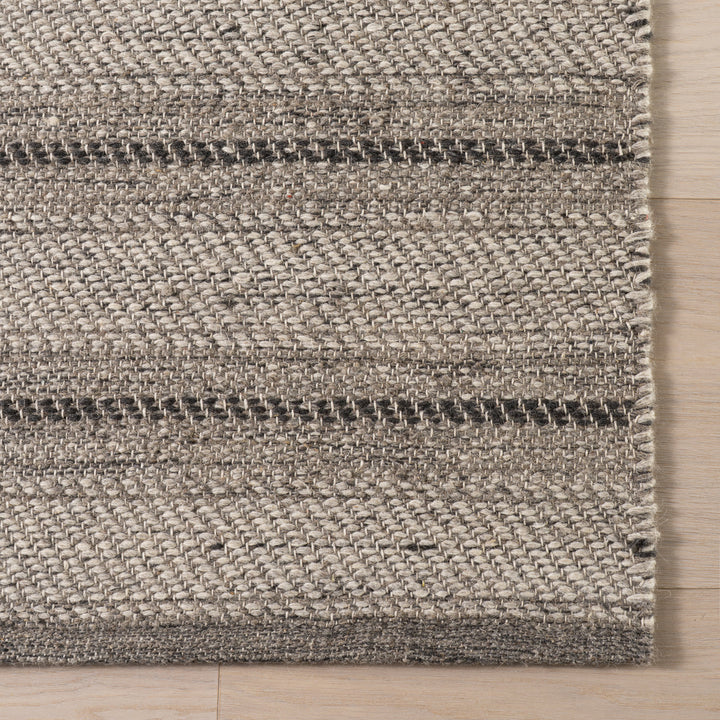 Dash & Albert - Mateo Striped Brown Wool Rug