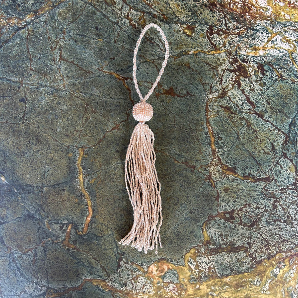 Glass Bead Tassel Ornament