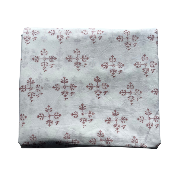 Sequim Flat Sheet - Rose (Two Sizes Available)