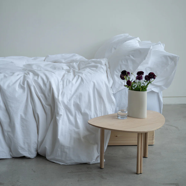 Cotton Sheet Set - Chalk (Three Sizes Available)