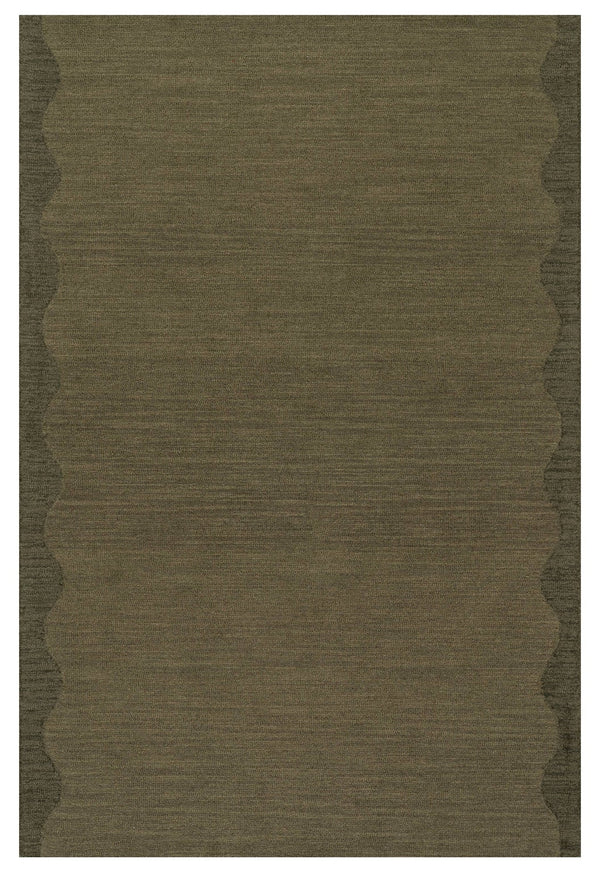 Dash & Albert - Ondine Solid Green Wool Rug