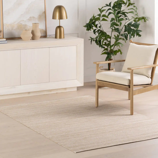 Dash & Albert - Skipper Stripe Khaki Handwoven Indoor/Outdoor Rug