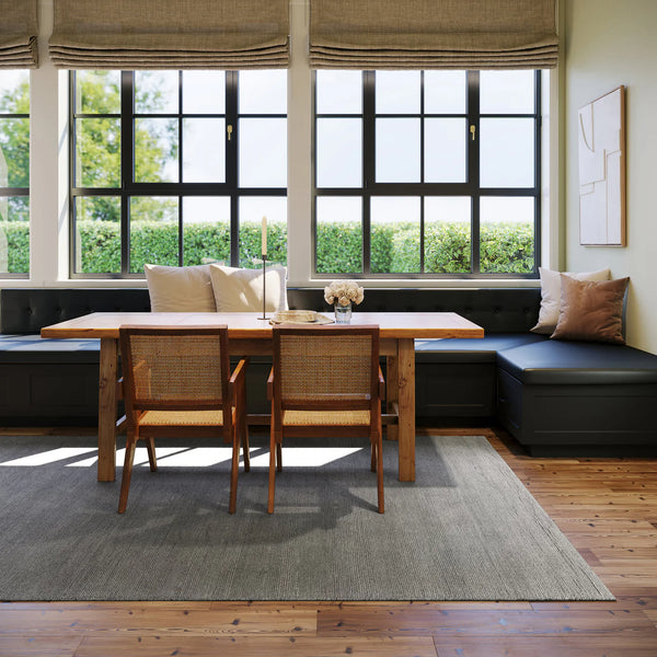 Dash & Albert - Hollis Solid Grey Wool Rug