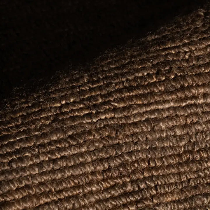 Dash & Albert - Varnu Textured Handmade Brown Jute Rug