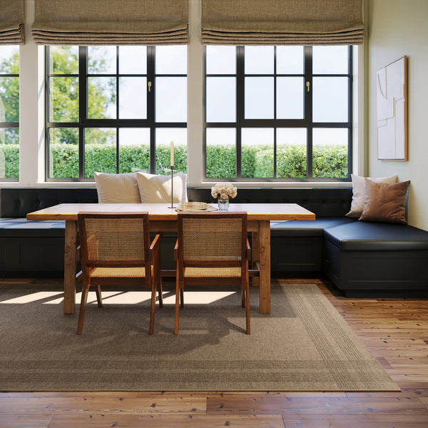 Dash & Albert - Bedford Soft Plaid Tan Machine Washable Rug