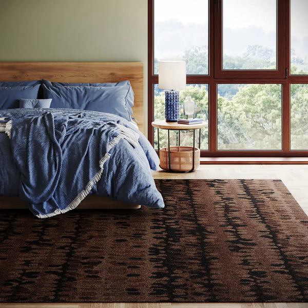 Dash & Albert - Paint Chip Bark Hand Micro Hooked Wool Rug