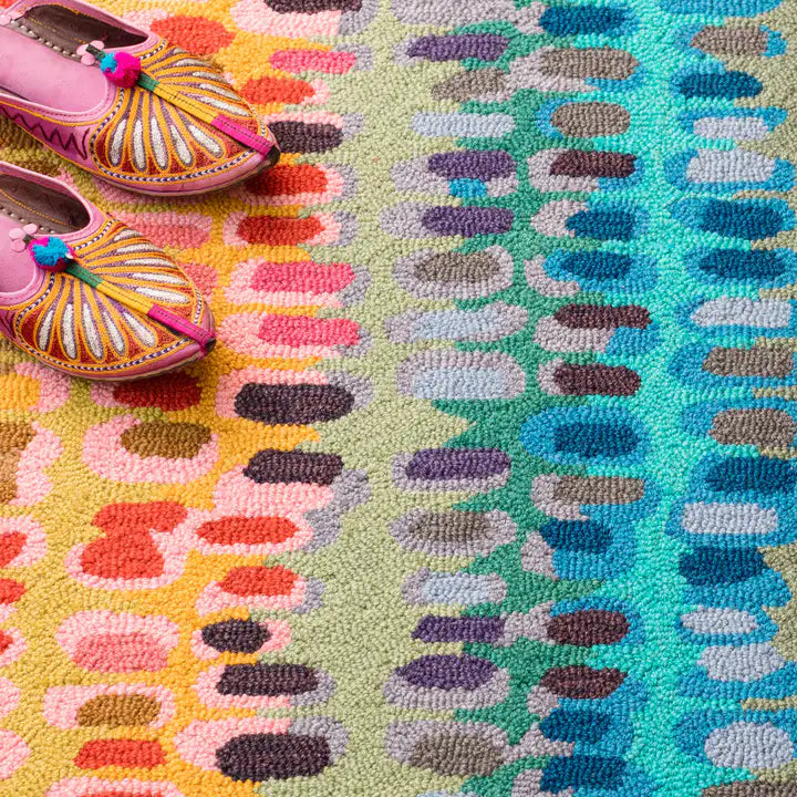 Dash & Albert - Paint Chip Multi Hand Micro Hooked Wool Rug