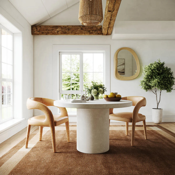 Dash & Albert - Silja Bordered Tan Cotton Rug