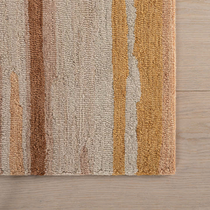 Dash & Albert - Zare Transitional Abstract Orange Indoor Rug