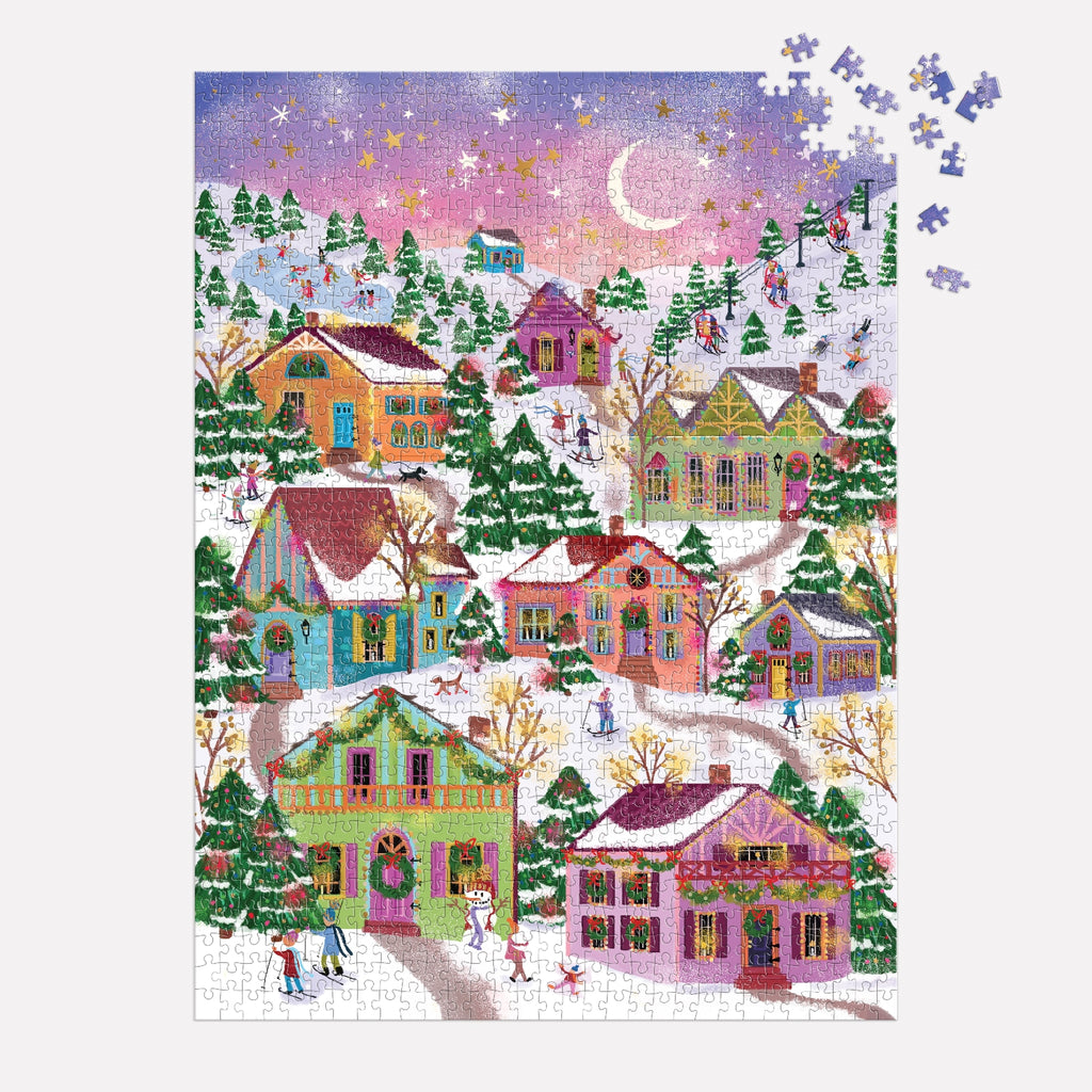Joy Laforme Snowcap Village Jigsaw Puzzle